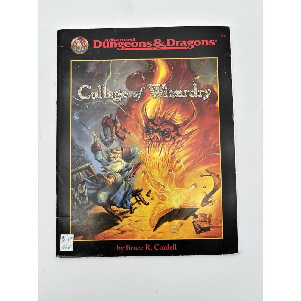 TSR Dungeons & Dragons College of Wizardry Adventure Module 1997 1st Ed VG Cond
